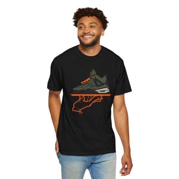 Shirt to Match Jordan 4 Undefeated Now Serving Graphic Tee in Black - Image 4