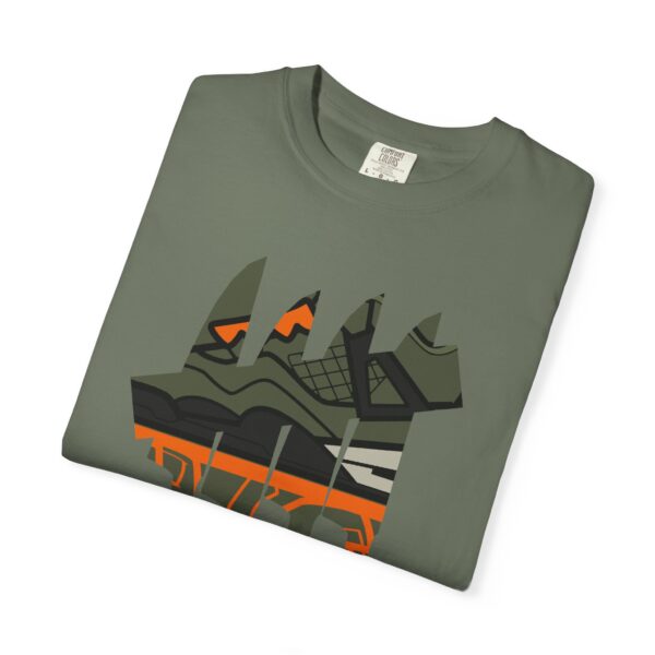 Shirt to Match Jordan 4 Undefeated Always Served rAIR x Now Serving Tee in Moss - Image 3