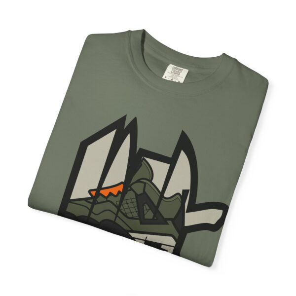 Shirt to Match Jordan 4 Undefeated Always Served rAIR x Now Serving Tee in Moss - Image 3