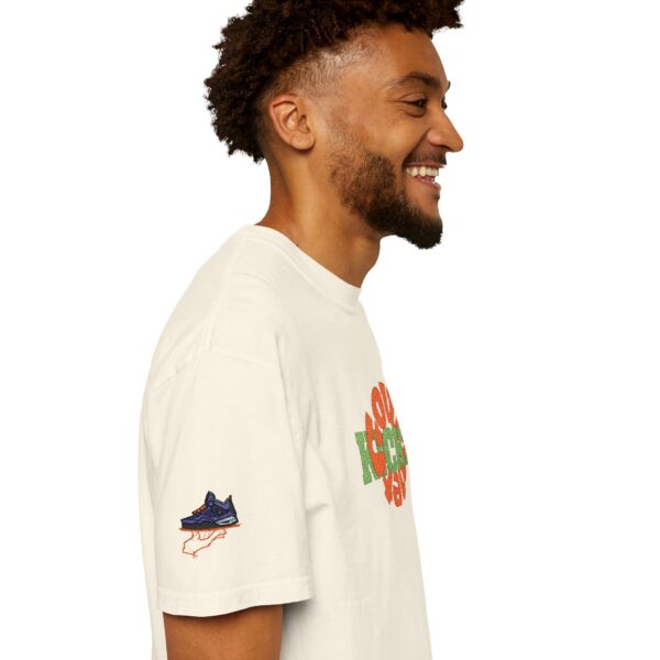 Shirt to Match Jordan 4 UNDFTD GourmetKickz Branded Embroidered T-Shirt in Ivory - Image 5