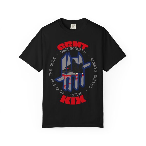 Shirt to Match Jordan 4 Rare Air GRMTKIX Still Kickin' Branded Slogan in Black Cotton