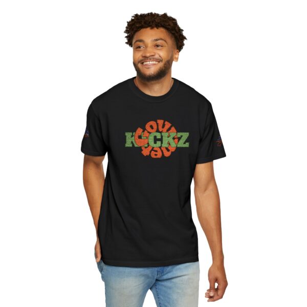 Shirt to Match Jordan 4 UNDFTD GourmetKickz Branded Embroidered T-Shirt in Black - Image 5