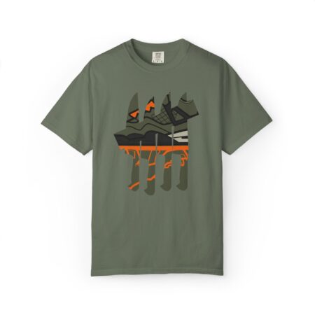 Shirt to Match Jordan 4 Undefeated Always Served rAIR x Now Serving Tee in Moss