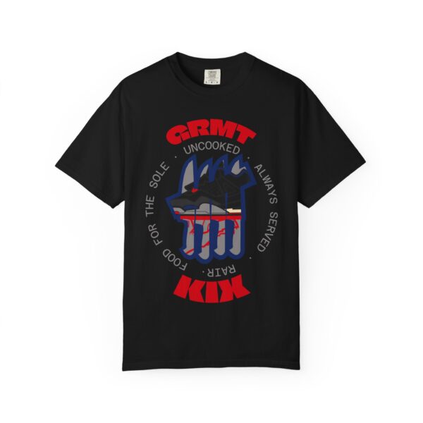 Shirt to Match Jordan 4 Rare Air GRMTKIX Still Kickin' Branded Slogan in Black Cotton