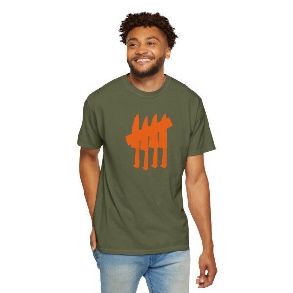 Shirt to Match Jordan 4 Undefeated Always Served Rair Tee in Hemp V2 - Image 4
