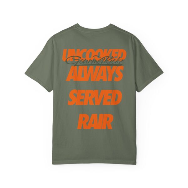 Shirt to Match Jordan 4 Undefeated Always Served rAIR x Now Serving Tee in Moss - Image 2