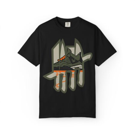 Shirt to Match Jordan 4 Undefeated Always Served rAIR x Now Serving Tee in Black