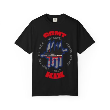 Shirt to Match Jordan 4 Rare Air GRMTKIX Still Kickin' Branded Slogan in Black Cotton