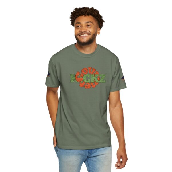 Shirt to Match Jordan 4 UNDFTD GourmetKickz Branded Embroidered T-Shirt in Moss - Image 4