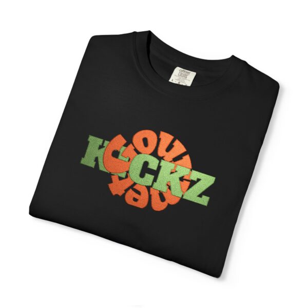 Shirt to Match Jordan 4 UNDFTD GourmetKickz Branded Embroidered T-Shirt in Black - Image 3