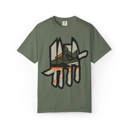 Shirt to Match Jordan 4 Undefeated Always Served rAIR x Now Serving Tee in Moss