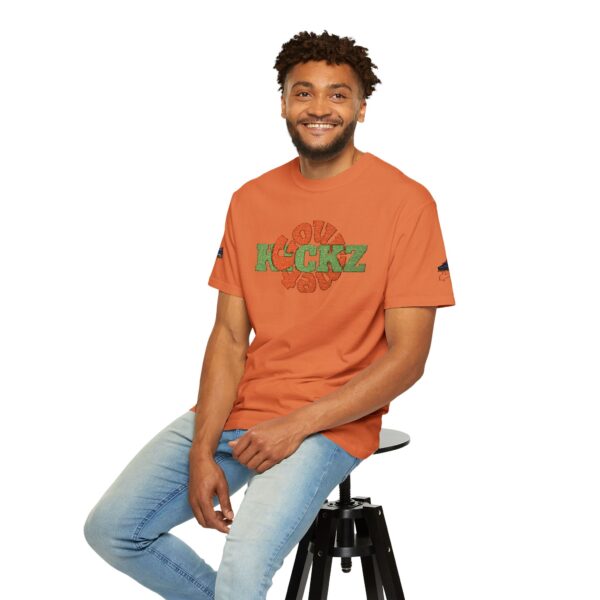Shirt to Match Jordan 4 UNDFTD GourmetKickz Branded Embroidered T-Shirt in Burnt Orange - Image 6
