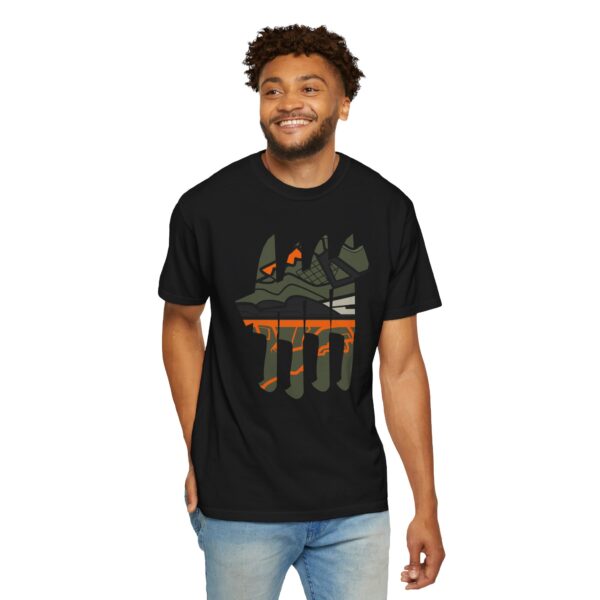 Shirt to Match Jordan 4 Undefeated Always Served rAIR x Now Serving Tee in Black - Image 4