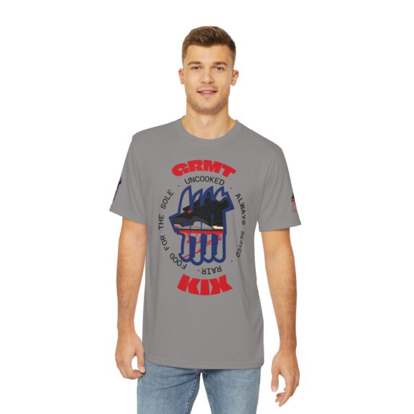 Shirt to Match Jordan 4 Rare Air GRMTKIX Still Kickin' Branded Slogan in Grey - Image 3