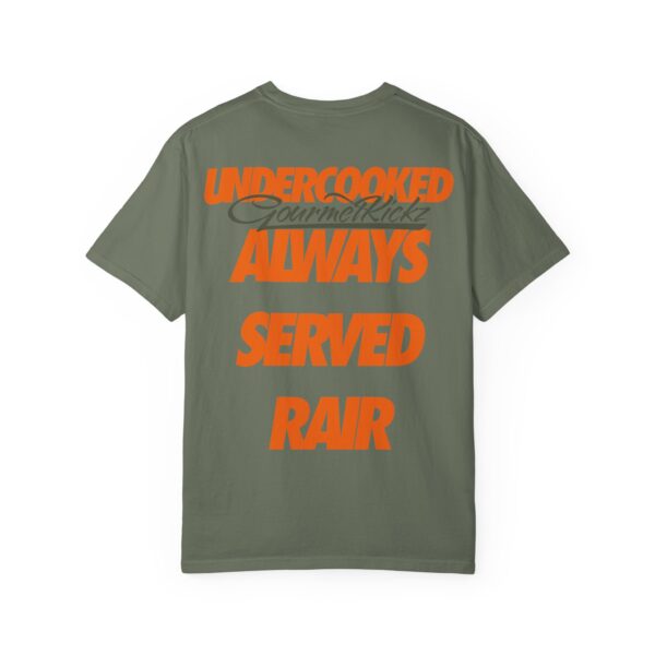 Shirt to Match Jordan 4 Undefeated Always Served rAIR x Now Serving Tee in Moss - Image 2