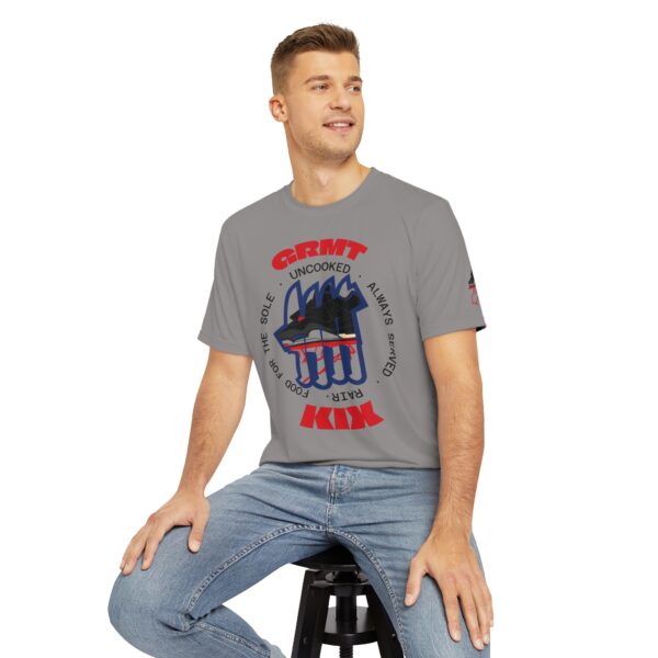 Shirt to Match Jordan 4 Rare Air GRMTKIX Still Kickin' Branded Slogan in Grey - Image 7