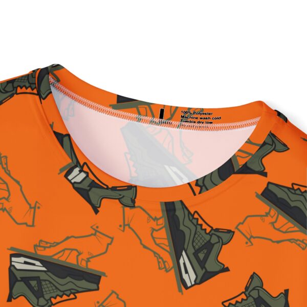 Shirt to Match Jordan 4 Undefeated 2025 Now Serving and Serving and Serving in Clementine - Image 3