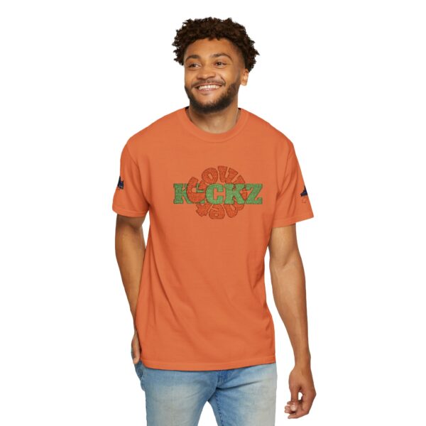 Shirt to Match Jordan 4 UNDFTD GourmetKickz Branded Embroidered T-Shirt in Burnt Orange - Image 4