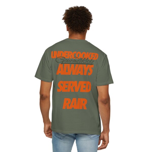Shirt to Match Jordan 4 Undefeated Always Served rAIR x Now Serving Tee in Moss - Image 5