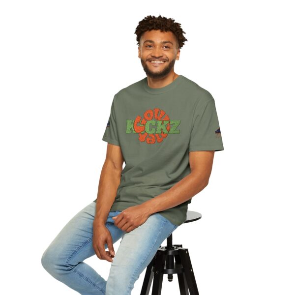 Shirt to Match Jordan 4 UNDFTD GourmetKickz Branded Embroidered T-Shirt in Moss - Image 6