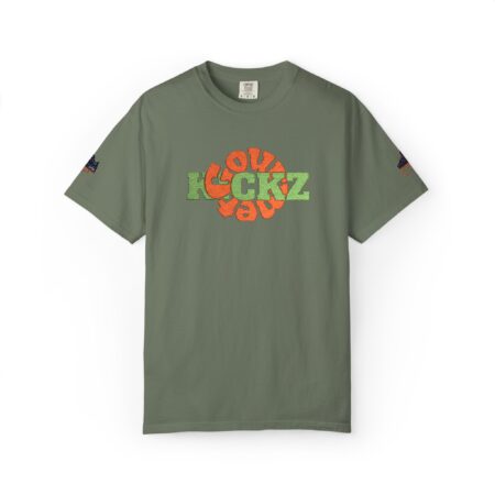Shirt to Match Jordan 4 UNDFTD GourmetKickz Branded Embroidered T-Shirt in Moss